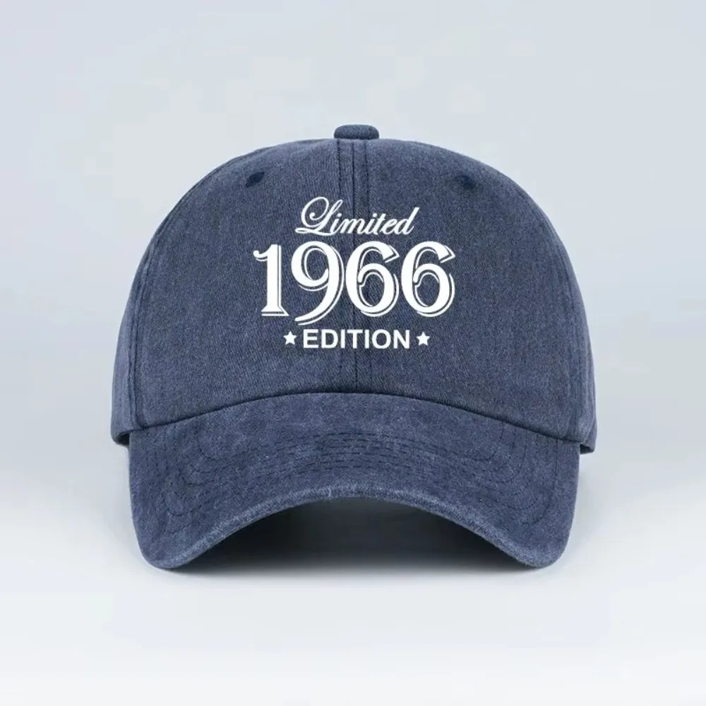 Adjustable Washed Baseball Cap Print Washed Unisex Design Adjustable Peaked Cap Limited Edition Peaked Brim Outdoor Cap