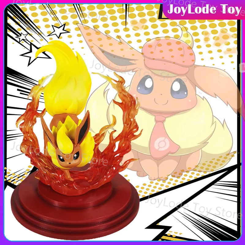 

Новые 10 см аниме-фигурки BKM, фигурка флереона, милая кукла-флереон, статуя из ПВХ, Коллекционная модель, настольный орнамент, игрушки, подарок на Хэллоуин