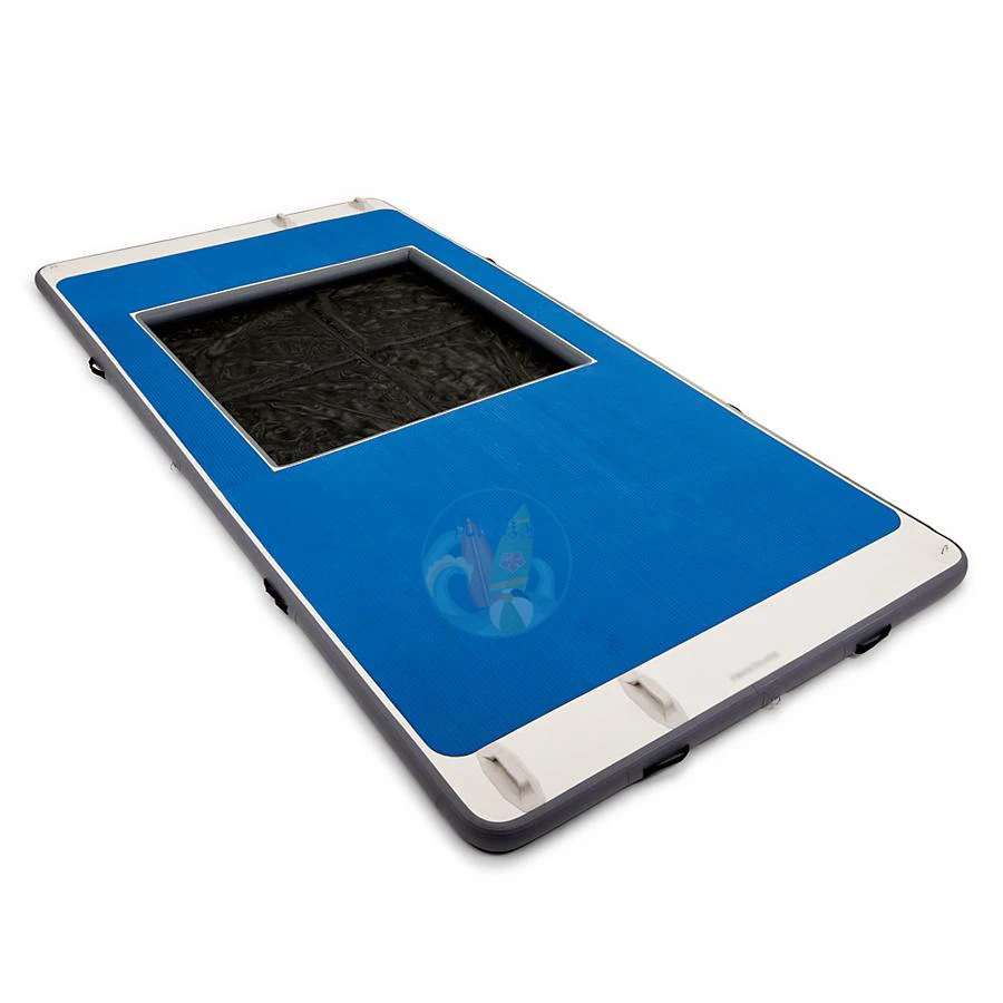 Inflatable Floating Mat, Water Pool Lounger, 6-Person Capacity, Portable Air Mattress for Sea and Lake