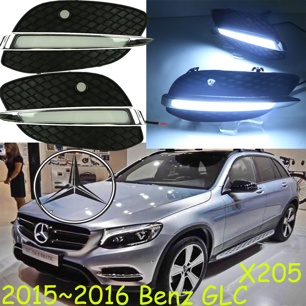 GLC X205 daytime light;2015~2017, Free ship!LED,GLC X205 fog light,2ps/set+wire of harness;GLC X205