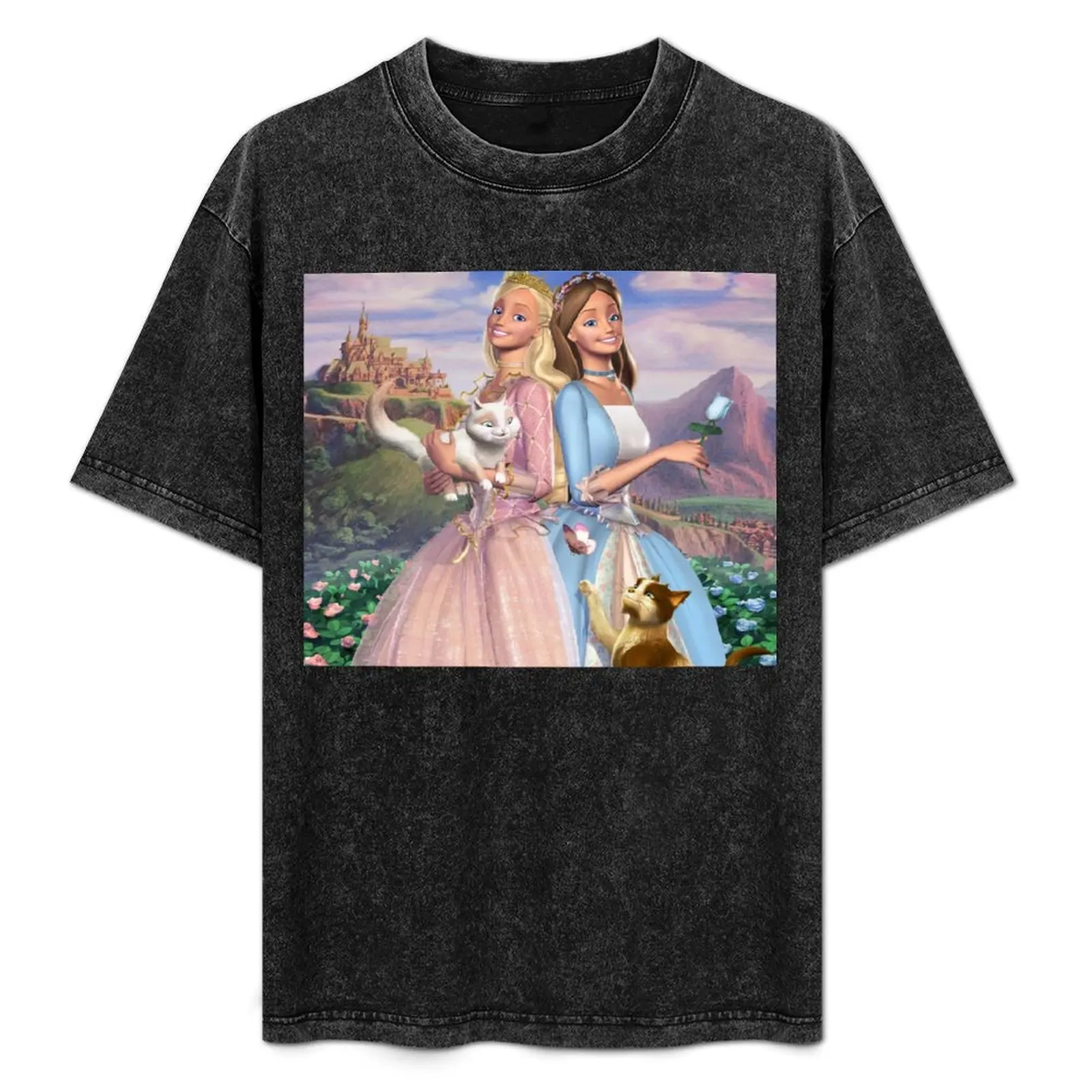 

Футболка «Принцесса и нищий» Легкая повседневная летняя футболка