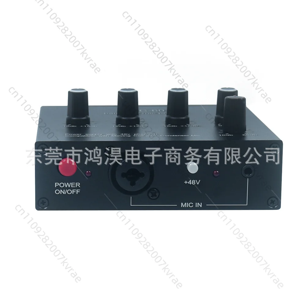 MIC-60 3-Band Equalizer Balanced Mic Preamp Microphone Pream MIC-60 with 6.5 cable
