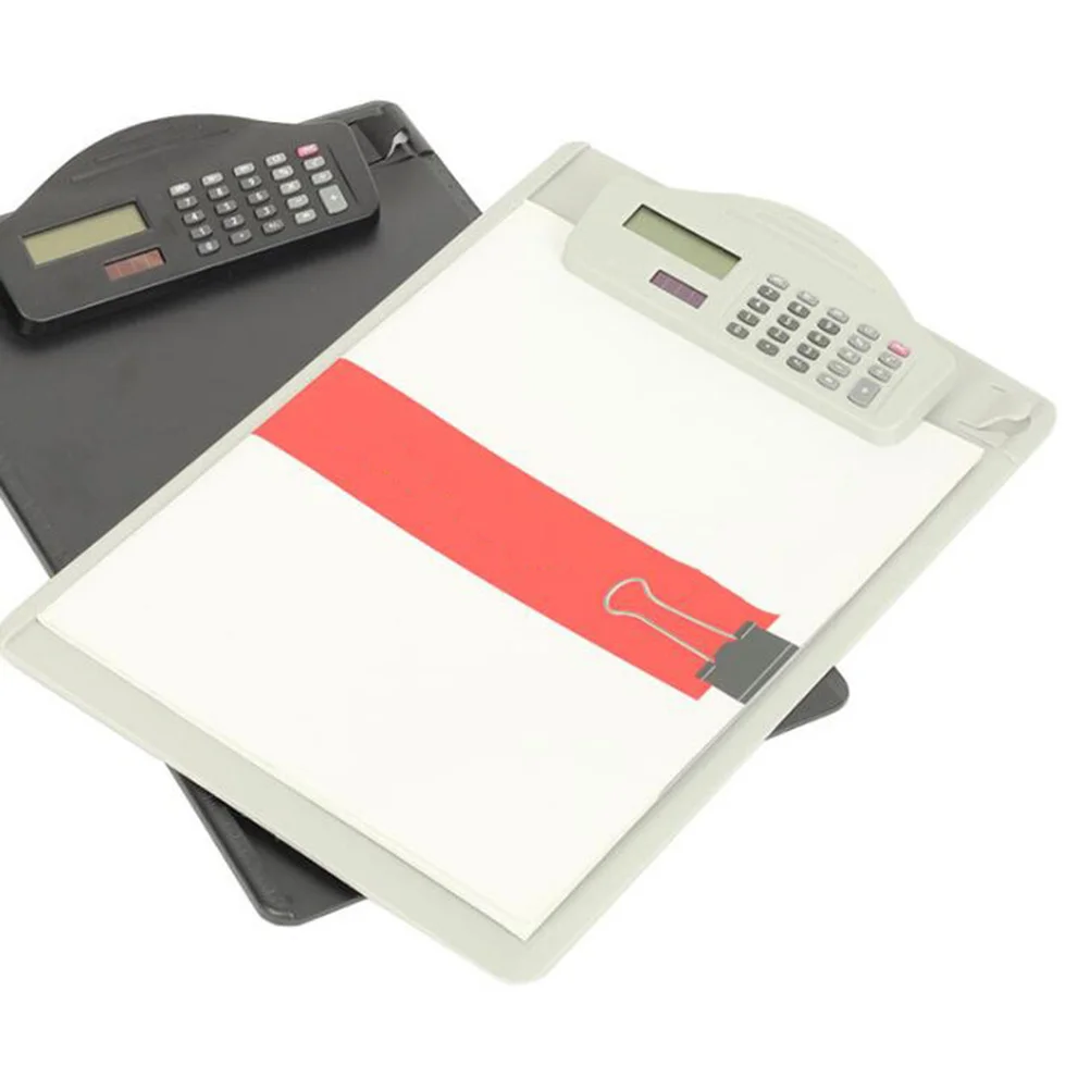 

A4 Plastic Clipboard With Calculator Multifunctional Writing Board For School Office Business Travel Conference Use Clip