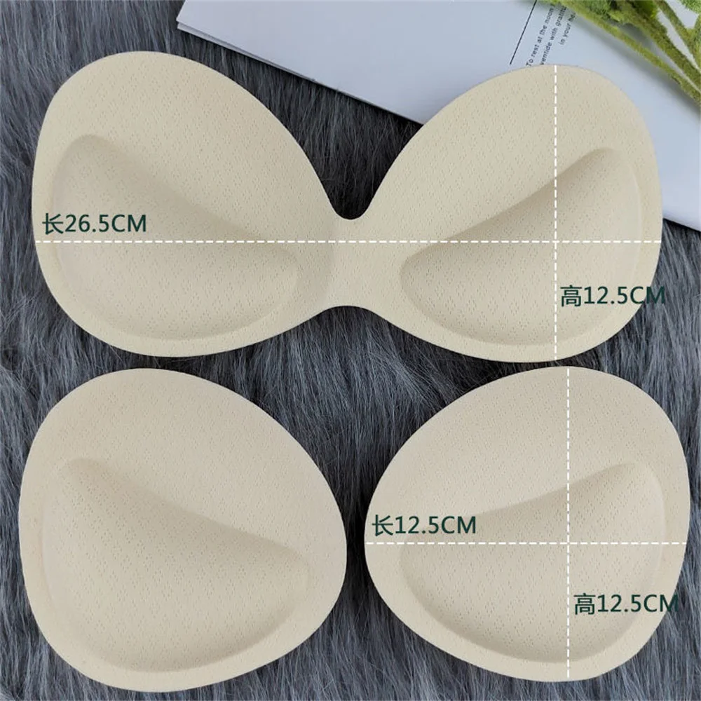 6CM Gruba gąbka Push Up Biustonosz dla kobiet Niewidoczna wkładka Strój kąpielowy Bikini Wzmacniacze piersi Podkładki pod kubki Akcesoria A do C — zdjęcie 4