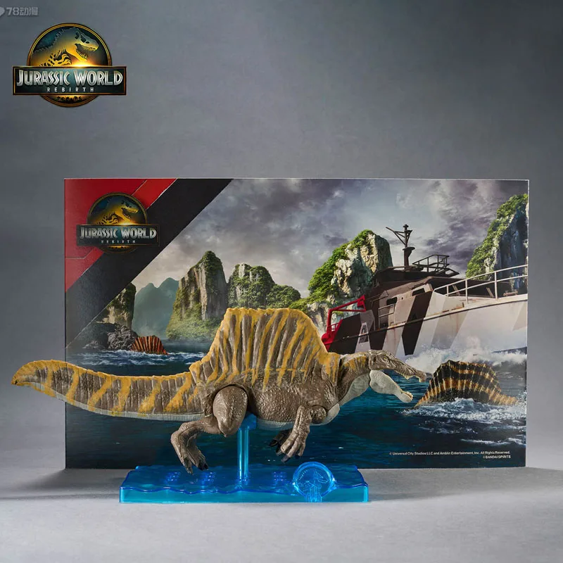 

Bandai Original GUNDAM Jurassic World: Rebirth Spinosaurus JURASSIC WORLD Anime Action Figure Assembly Model Toys