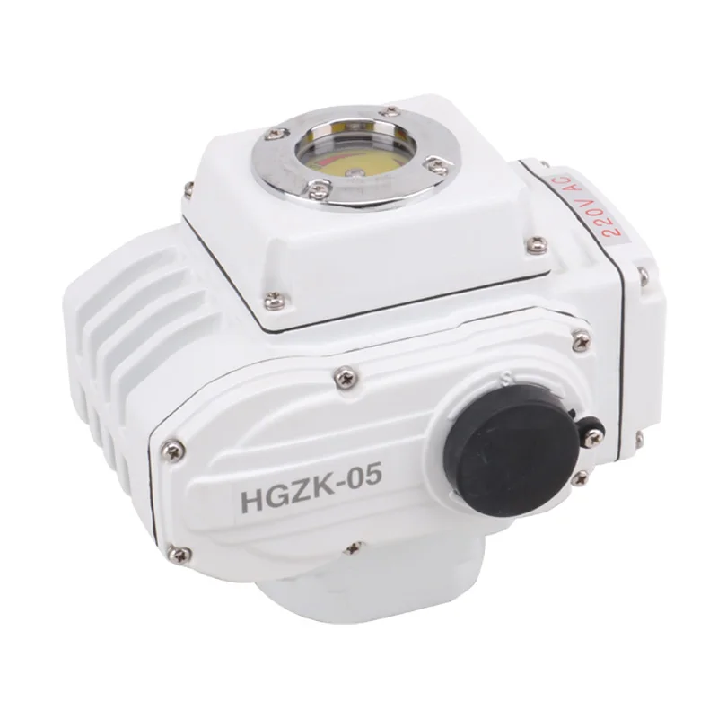 

Intelligent Type Electric Actuator 90 Degree 12V 24V DC Electric Rotary Actuator Motorized Valve Actuator AC220V AC380