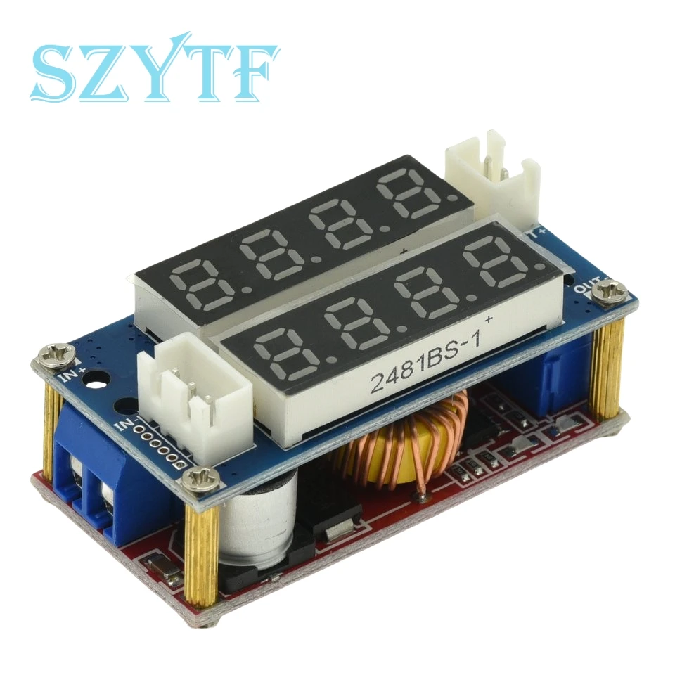 5A Adjustable Power CC/CV 2 In 1 XL4015  Step-down Charge Module LED Driver Voltmeter Ammeter Constant Current Constant Voltage