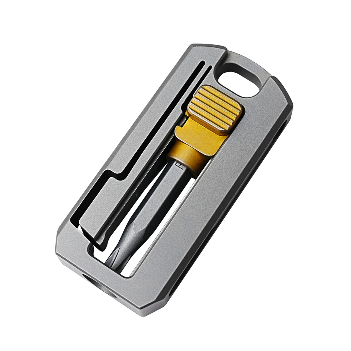 B44CTitanium Alloy Screwdriver Magnetic Small Maintenance Combination Multifunctional Portable Outdoor EDC Tools