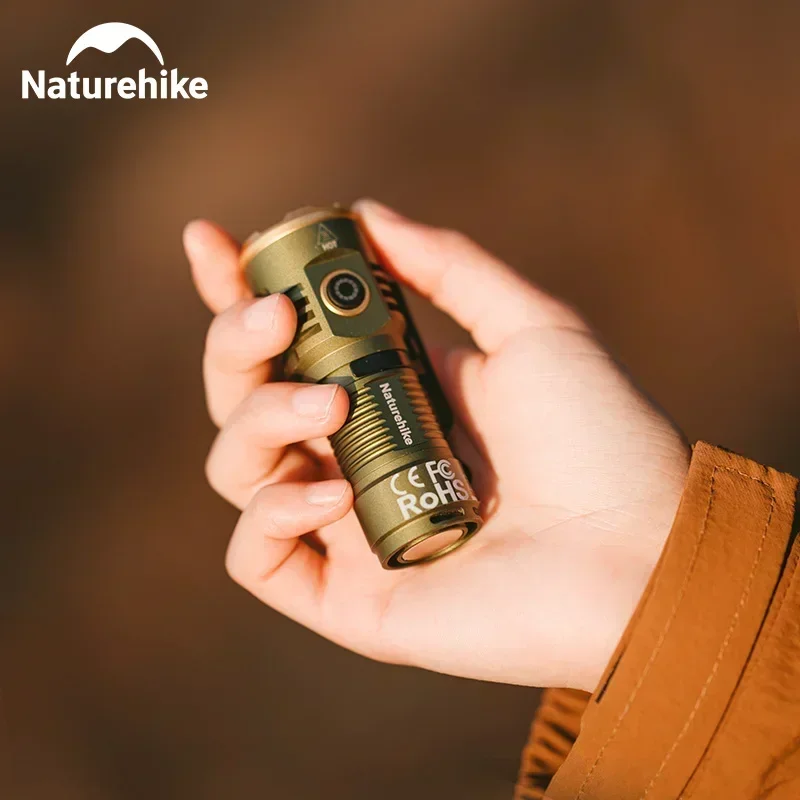 

Naturehike Flashlight Outdoor Portable Bright Lamp Lightweight Camping Equipment Aluminum Material Long Endurance TypeC Charge