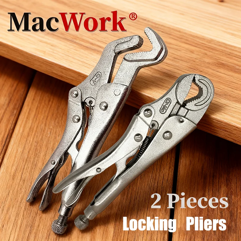 

2 шт., регулируемые плоскогубцы с фиксатором носа попугая, ручные инструменты Toughbuilt, профессиональные прочные плоскогубцы, универсальные многофункциональные ручные щипцы