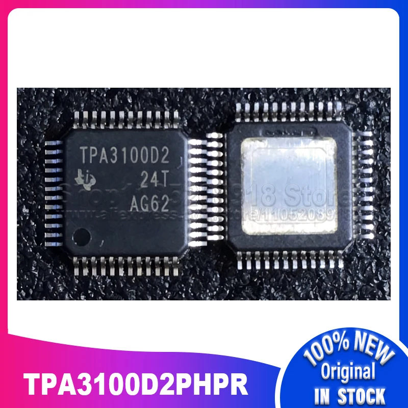 

2~10PCS/LOT TPA3100D2 TPA3100D2PHP TPA3100D2PHPR HTQFP48 100% New Spot stock