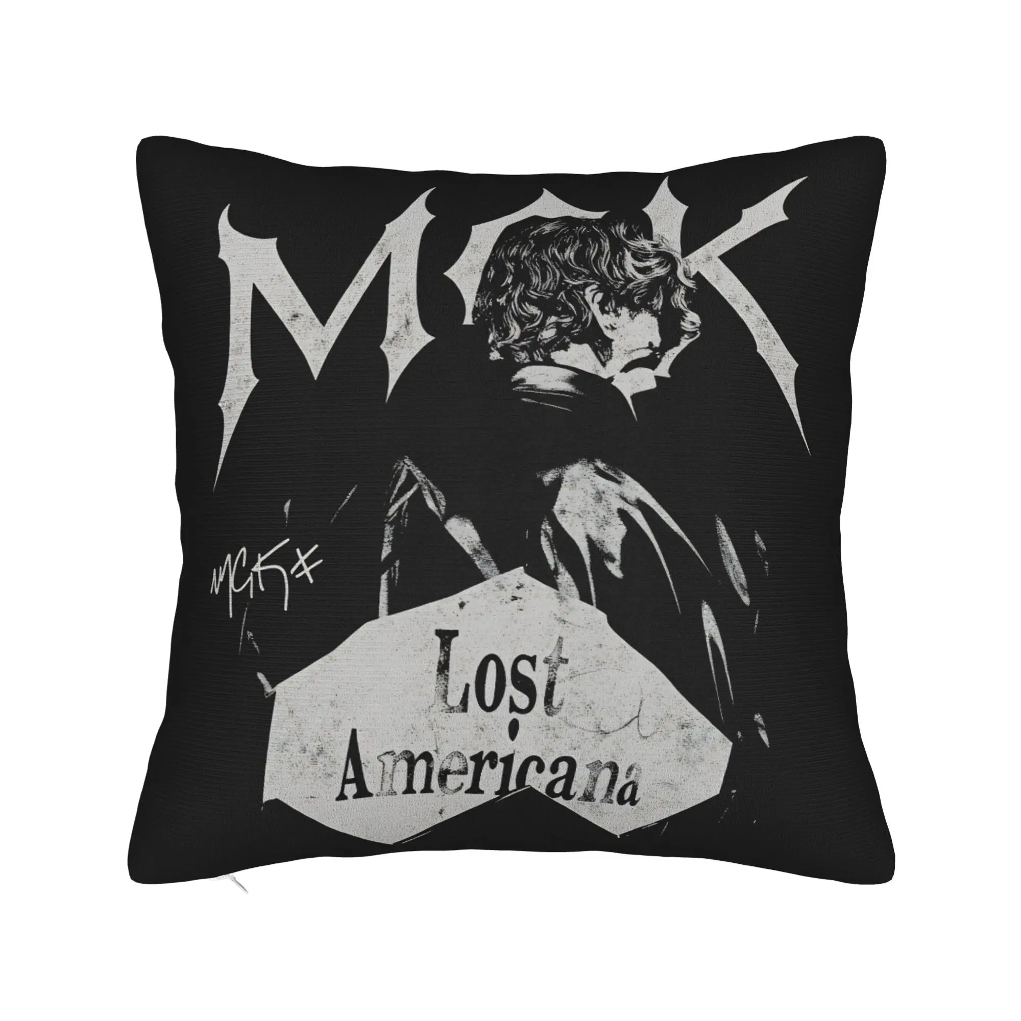 Lost Americana MGK Tour 2026 Pillowcases  Kawaii Pillow Case For Office Car Home Decor Comfy Pillow Cover