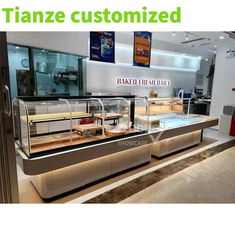 Customized-fast food kiosk wooden kiosk shopping mall portable coffee kiosk design