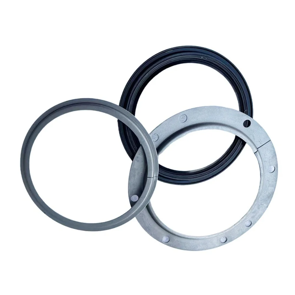 For Off-road Driving Steering Knuckle Seal Kit Suspension Seal Kit Black Silver for Quick Installation Precision Fit