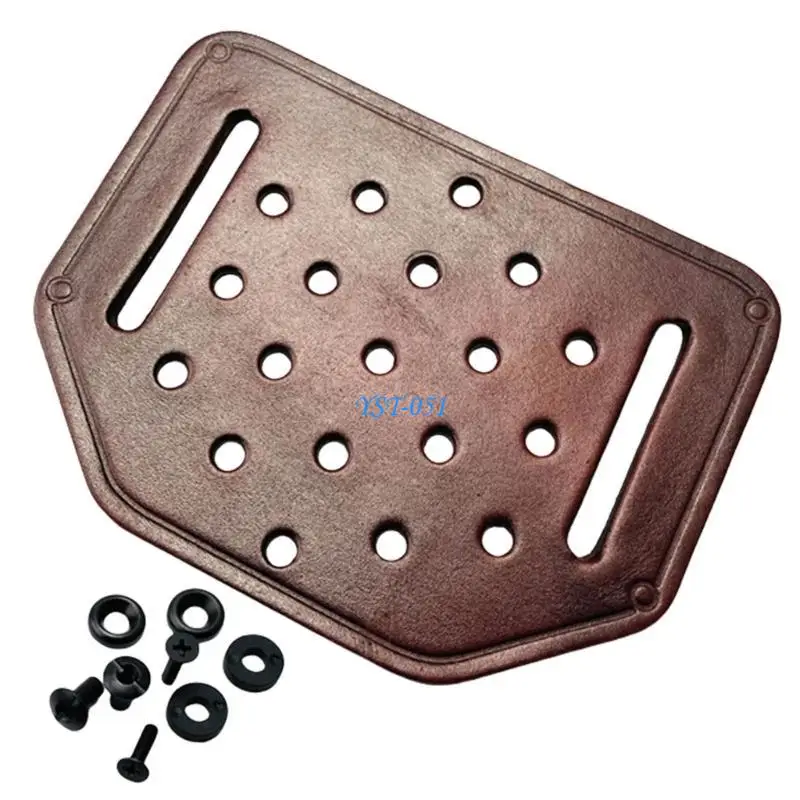 

E15A Elegant Dark Brown Leather Cutter Case Essential Gears for Survivalist