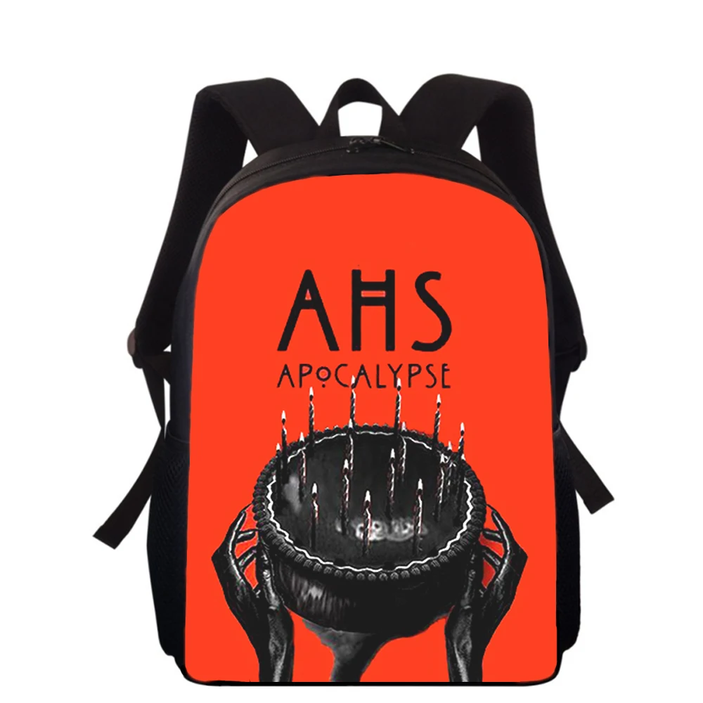 American Horror Story 1984 15” 3D Print Kids Backpack Primary School Bags for Boys Girls Back Pack Students School Book Bags