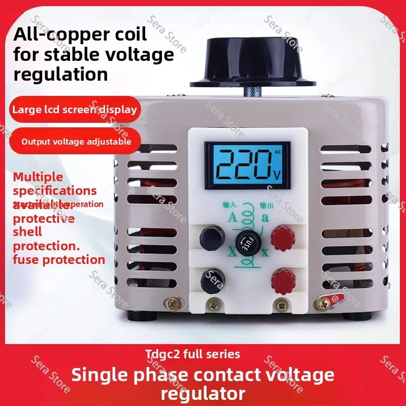 電圧レギュレータ-220v-単相-tdgc2-500w-オートトランスフォーマー-ポインターテーブル-0-250v-調整可能