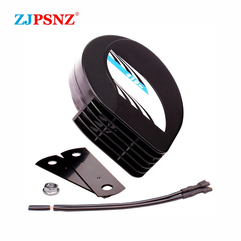 12V compacte waterdichte autohoorn super luide dubbele toon elektrische slakkenhoornset voor auto, motorfiets, vrachtwagen, boot, voertuigen, universeel