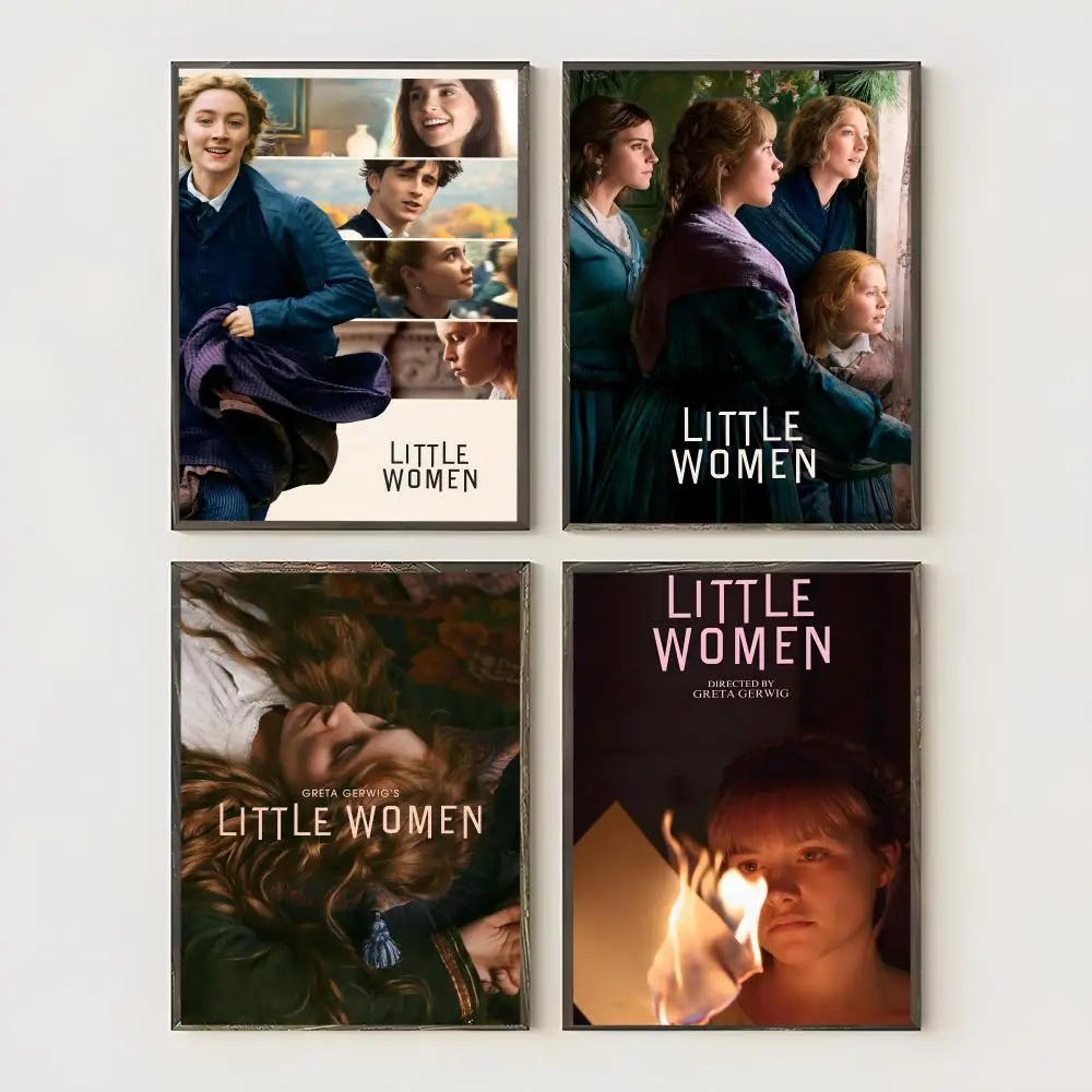 Movie I-Little Women Painting Calligraphy Waterproof Canvas Art Wrinkle Free Wall Hanging For Home Living Room Bedroom Decor