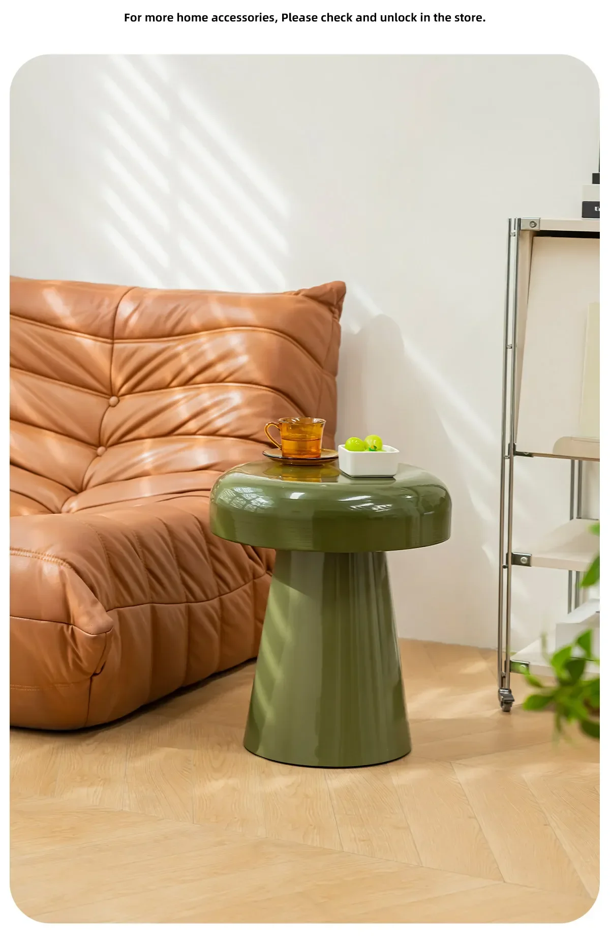 Nordic Simple Side Home Living Room Sofa Corner Table Coffee Modern Creative Small Round Table