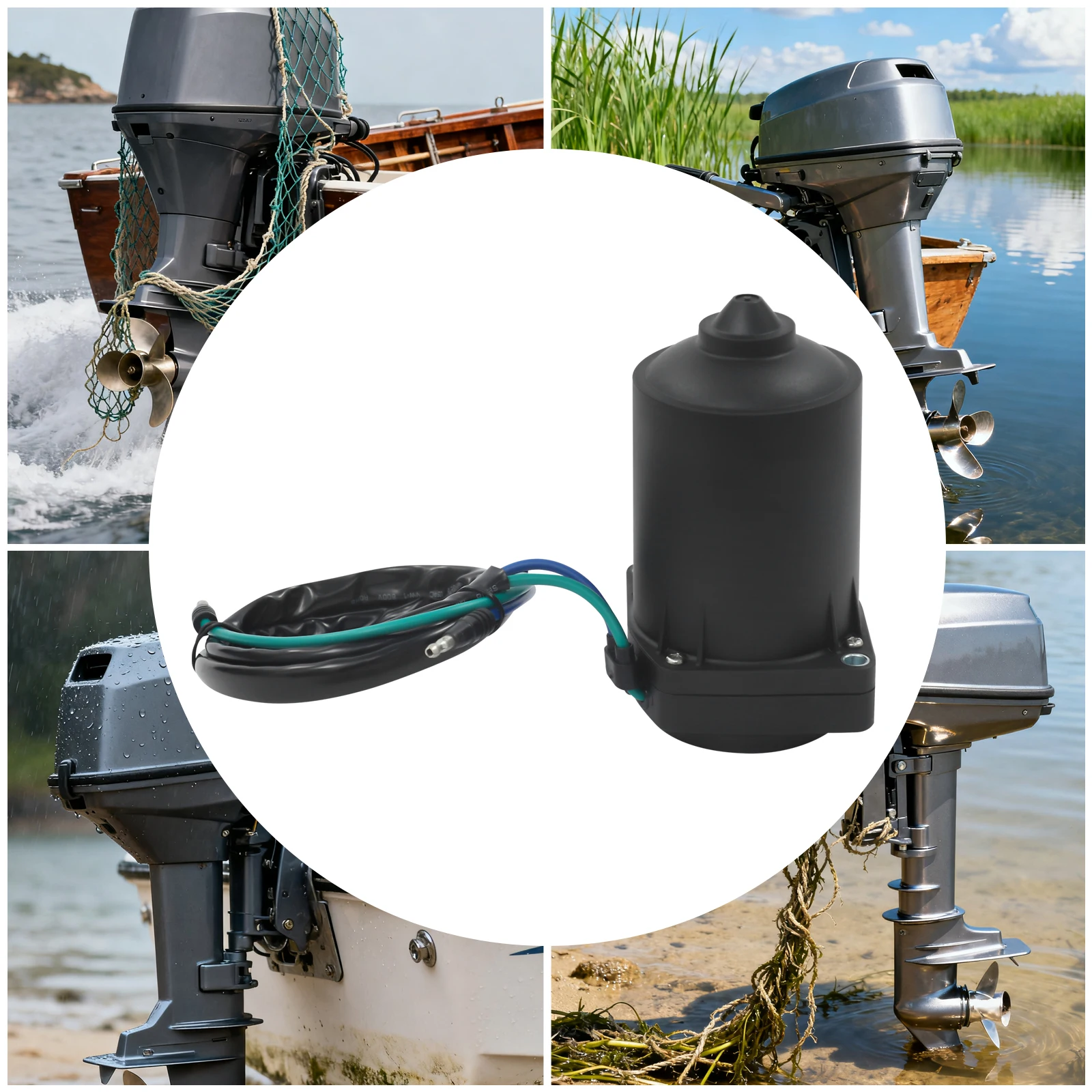 

Подъемный двигатель 260 Вт, подвесной мотор 12 В, подъемный двигатель, двигатель с наклоном и триммером, крутящий момент 5 Н·м для Mercury для маленьких яхт/рыбацких лодок