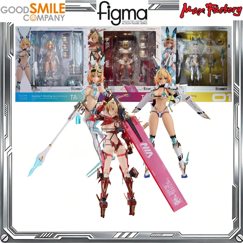

Оригинальная фигурка Good Smile Max Factory figma BUNNY SUIT PLANNING: Аниме-персонаж Вероника Свитхарт София F Shirring, коллекционная фигурка, игрушка, подарок