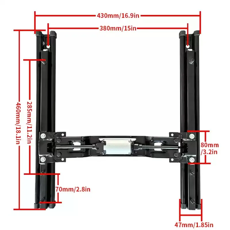 RV Universal Electric Seat Slide Rail Adjustable Sliding Rail Van Seat Accessory