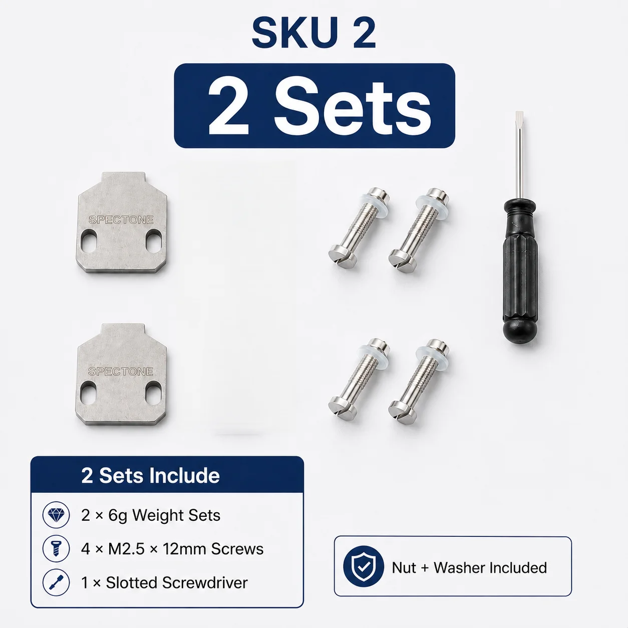 6g Stainless Steel Headshell W - Model Kit Varnish recension och pris