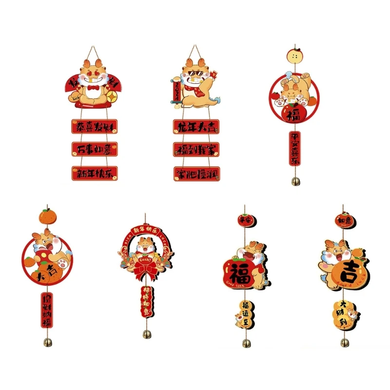 Unique Pendant for 2024Chinese New Year Thoughtful Gift Choice for Culture Lover Display Chinese Cultural Heritages