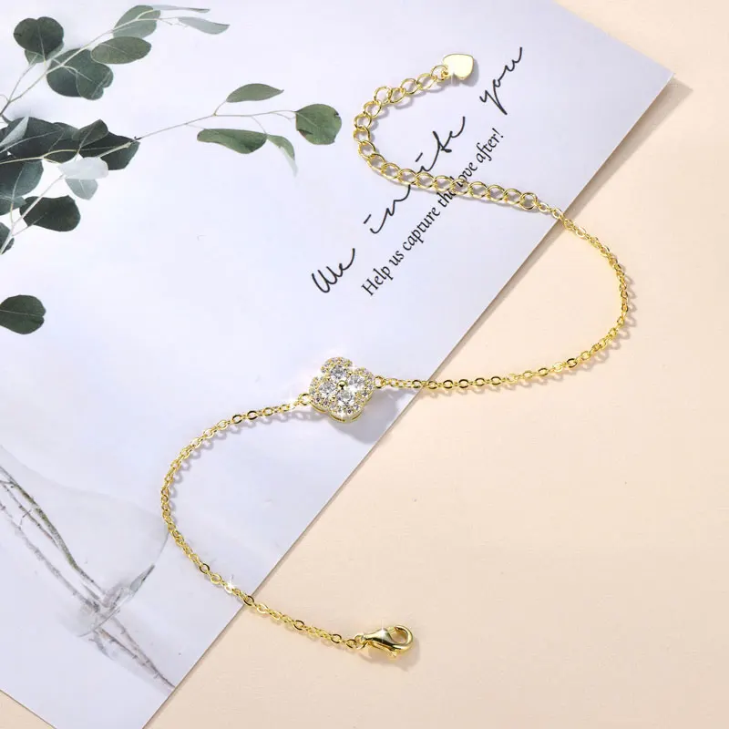 2026 Ehhai Zertifiziertes VVS1 D-Farben Moissanit-Armband mit Rundschliff für Damen, 14k Goldgefüllte Ketten für Hochzeit, Edles Schmuckgeschenk – Detail 8