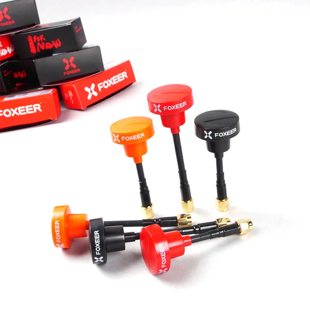 

FOXEER Pagoda PRO 5.8G RHCP Omni FPV Antenna SMA RPSMA MMCX UFL SMA Angle Red Black Orange for RC FPV Racing Freestyle Drones