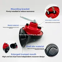 New Car Snail Horn 300DB Waterproof High Pitched 12V Universal Horn Car Electric Horn Motorcycle Modification
