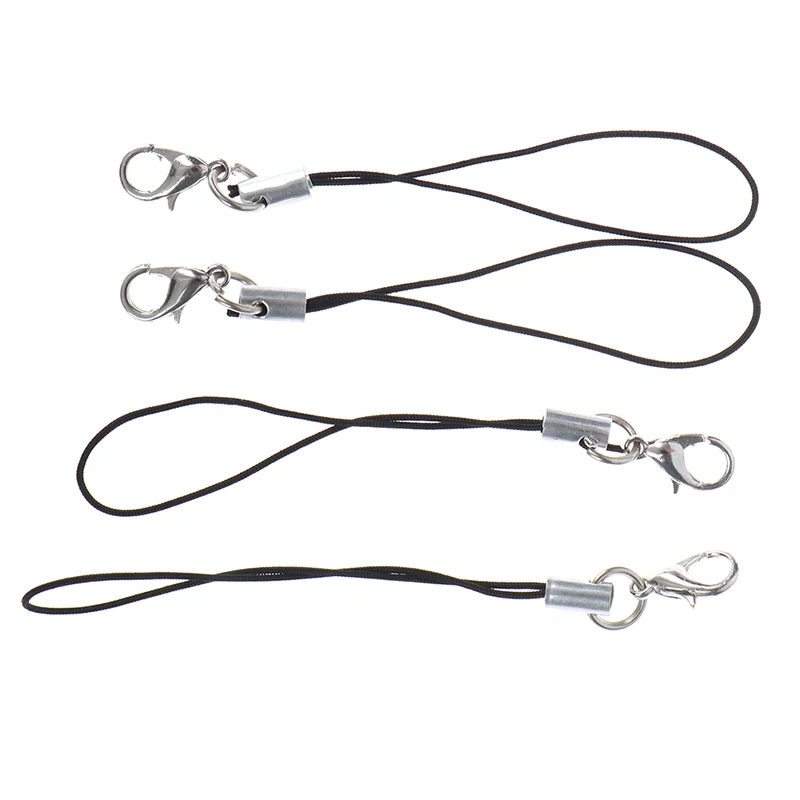 10pcs Mobile Phone Strap Pendant Keychain Bag Keychain New Lasso Lanyard Rope Carabiner Rope Key Rings Hooks