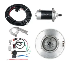 KIT de arranque eléctrico para YAMAHA, motor fueraborda de 2 tiempos, 25HP, 30HP, F30HMHS/L, HWL, MHL, 496CC