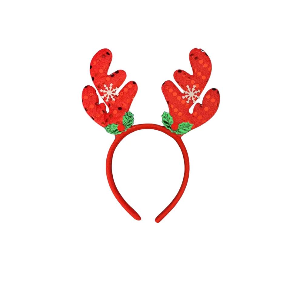 Christmas Deer Horn Hair Hoops Women Santa Claus Hair Card Headwear Holiday Dressing Gifts Headbands Hair Accessories Headwear