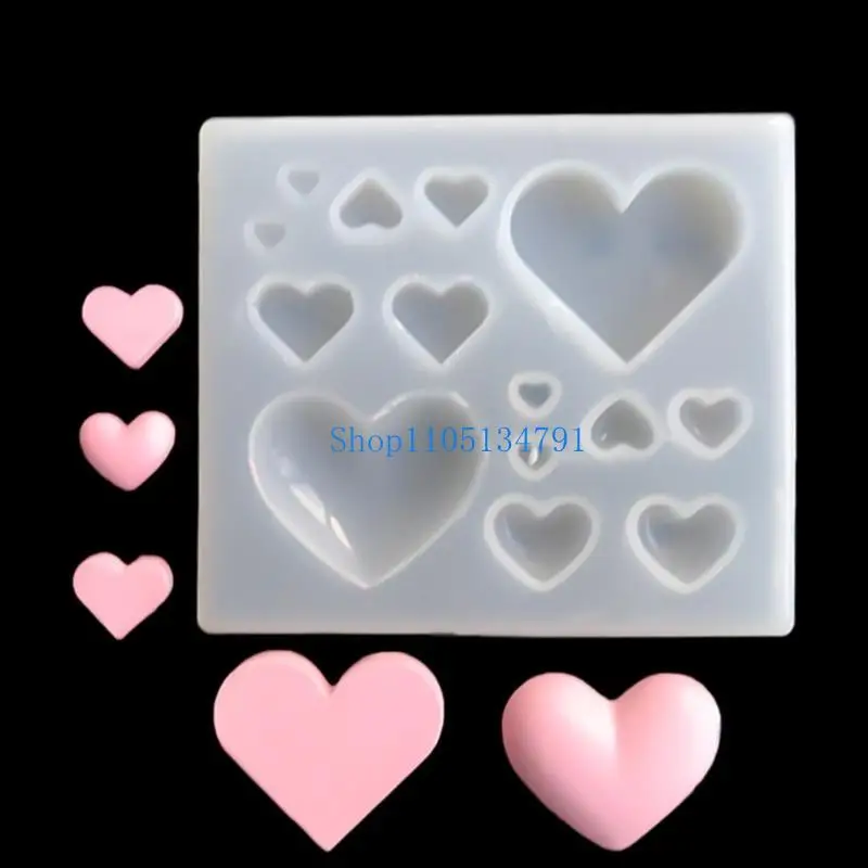 Heart Resin Mold for Earrings