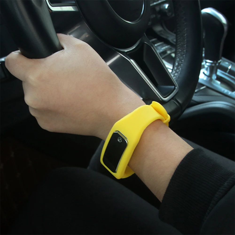 NEW Automatic Static Removal Bracelet Human Body Anti Static Wristband Silicone Bracelet With Wireless Intelligent Warning Light