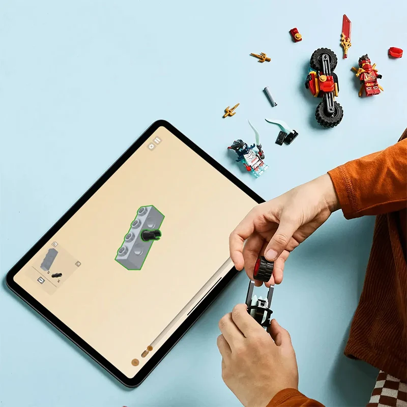 LEGO Phantom Ninja 71838 Kai motocicleta velocidade perseguição quebra-cabeça bloco de construção brinquedo presente