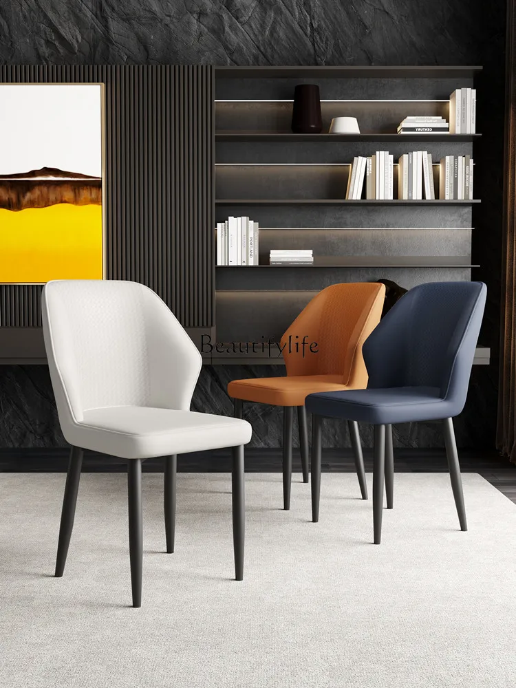 Italian Minimalist Dining-Table Chair Household Minimalist Rich Chair