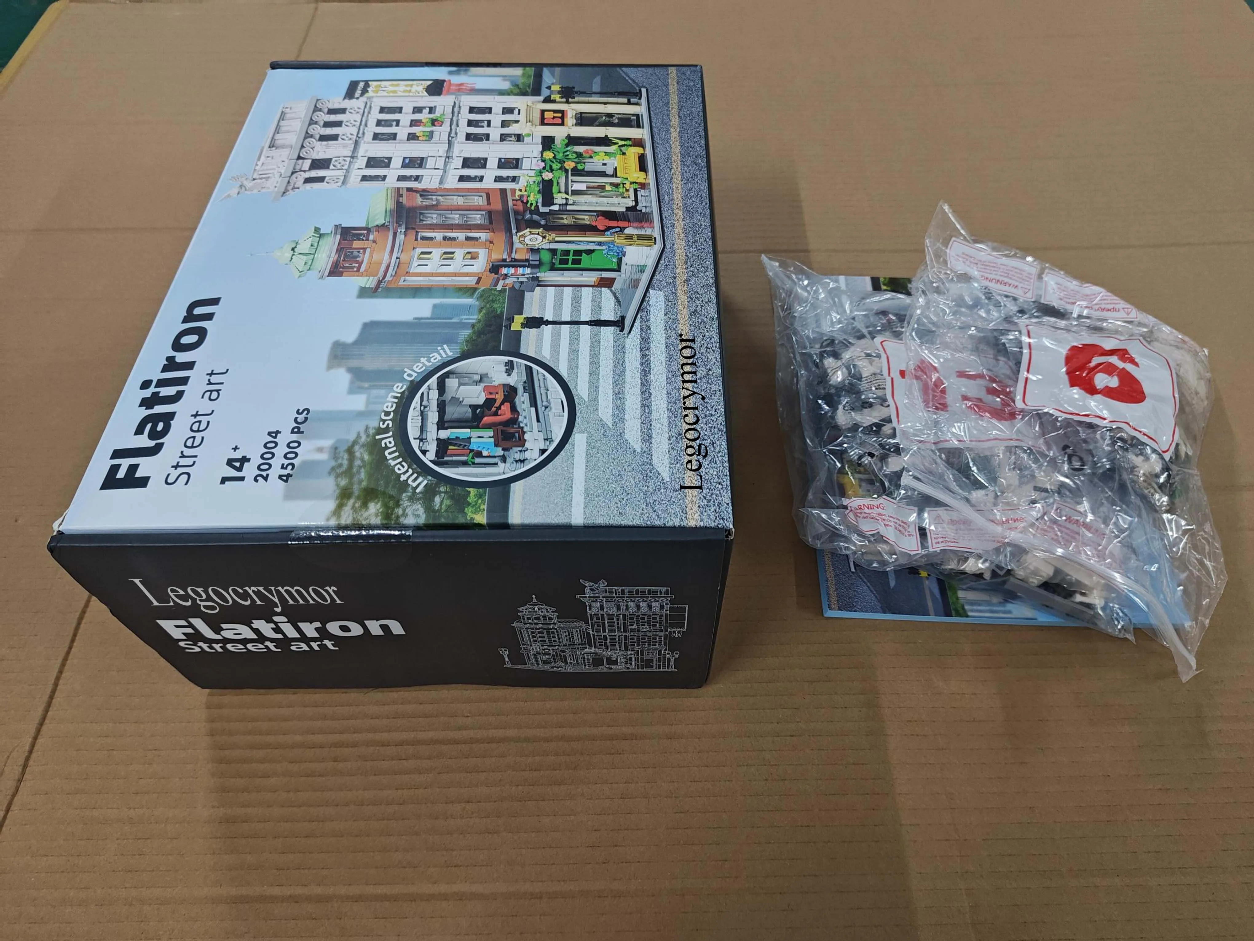 Legocrymor Flatiron Building Set - New York City Architecture Construction Kit, Famous Landmarks American Street View Model 4500