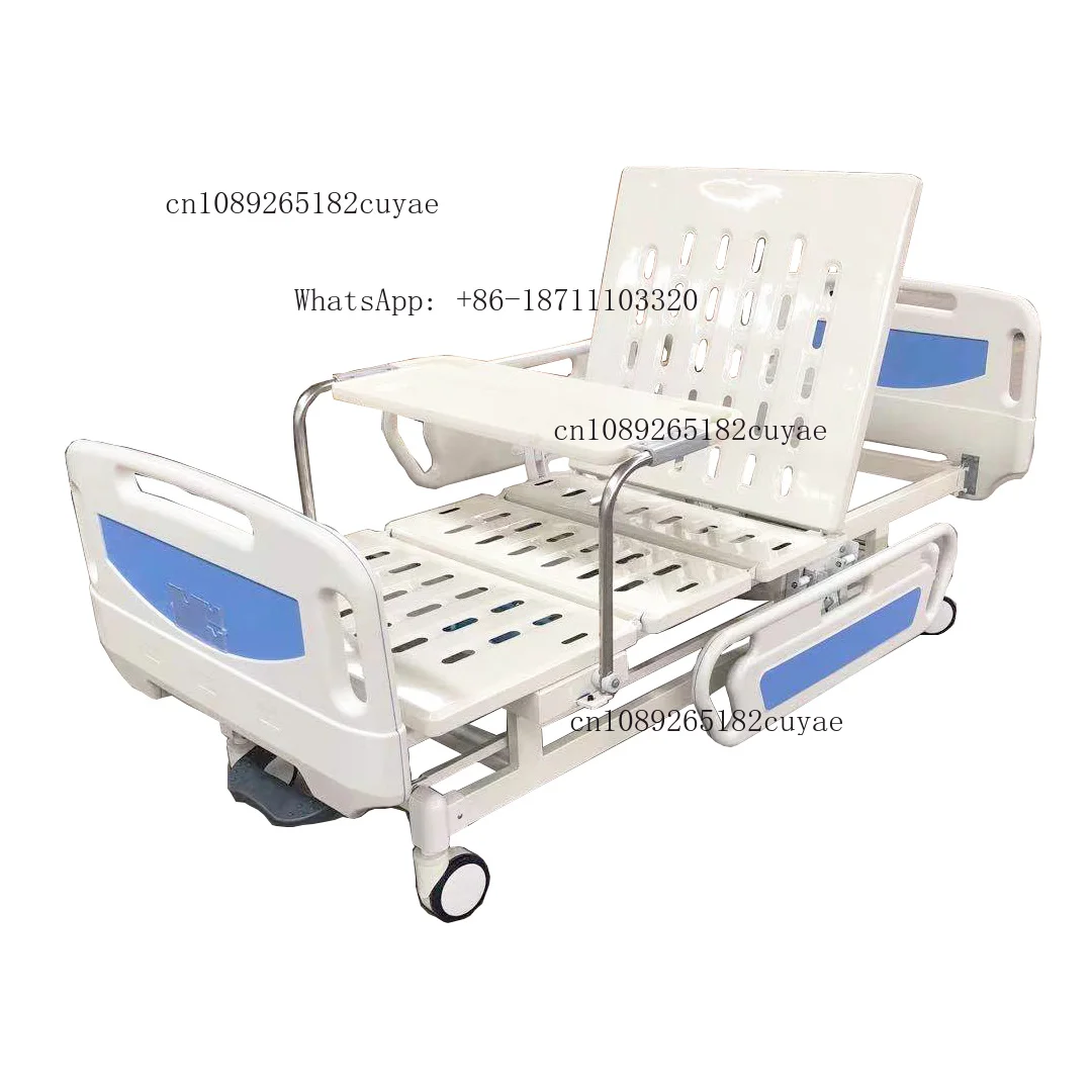 Medical Furniture ABS Guardrail Icu Nursing Hospital Bed for Patients