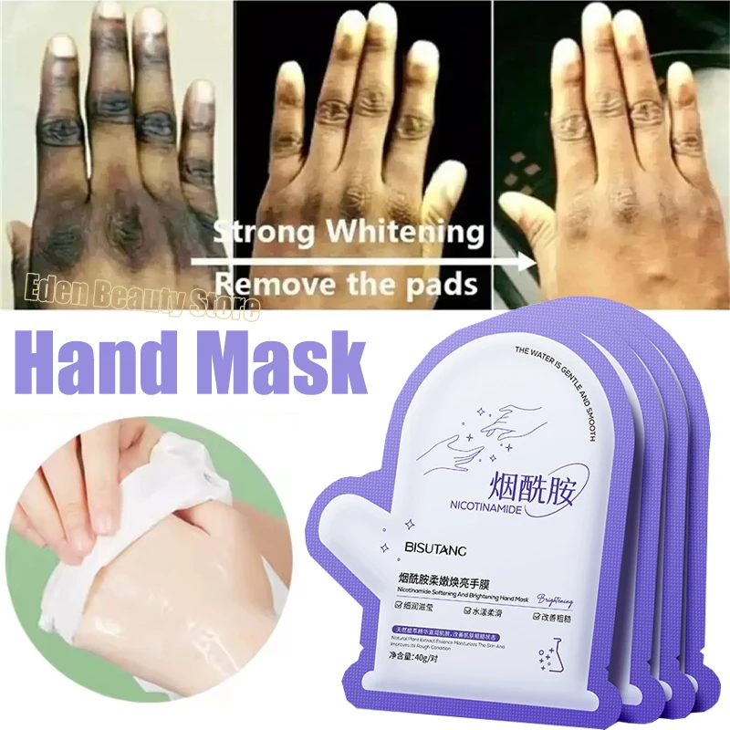 

Dark Knuckles Fast Whitening Hand Mask Anti Cracking Pigmentation Correctors for Black Skin Intense Stains Remover Products