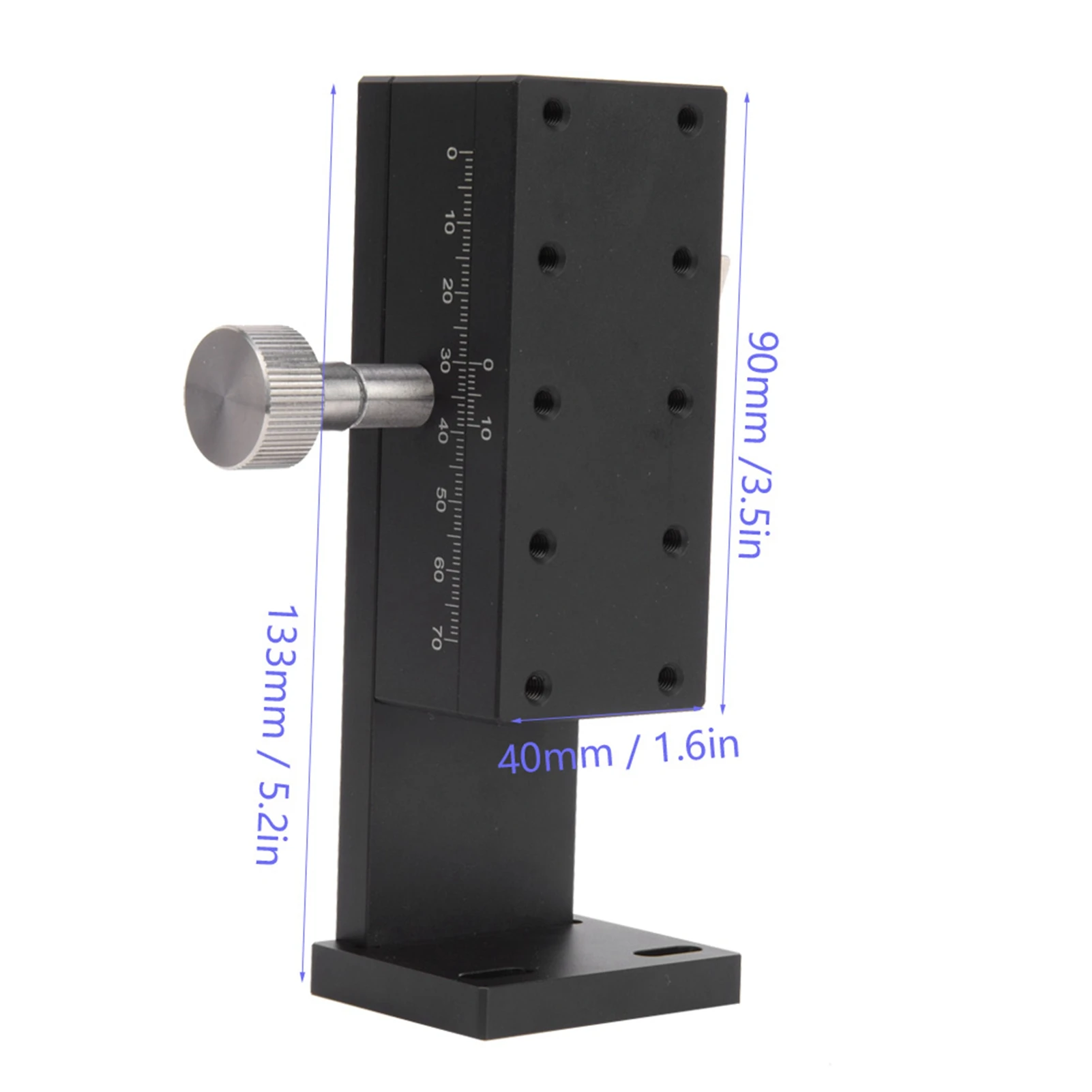 Fase scorrevole per ingranaggi Rifilatura manuale Rifilatura manuale Ingranaggio regolabile Tavolo scorrevole ad alta precisione 40x90 mm