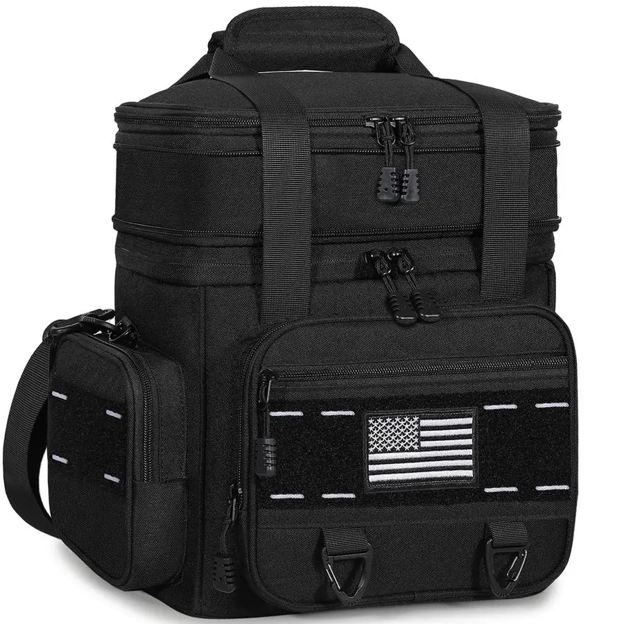 

Tactical Lunch Box, Large Insulated Lunch Cooler Bag Heavy Duty Leakproof Lunch Pail for Men Adults Work Office Outdoor Picnic T