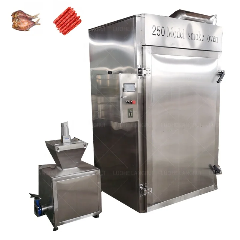 التجارية متعددة الوظائف لحوم البقر الأسماك بيت الدخان/فرن الدخان/آلة المدخن السجق آلة التدخين لمطعم الأسماك واللحوم