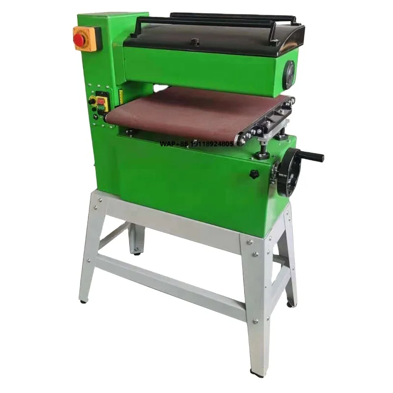 Open Ended 5-100mm Drum Sander Small 18 Inch DIY Industrial Home Woodworking Polishing Abrasive Wide Wood Belt Sanding Machine
