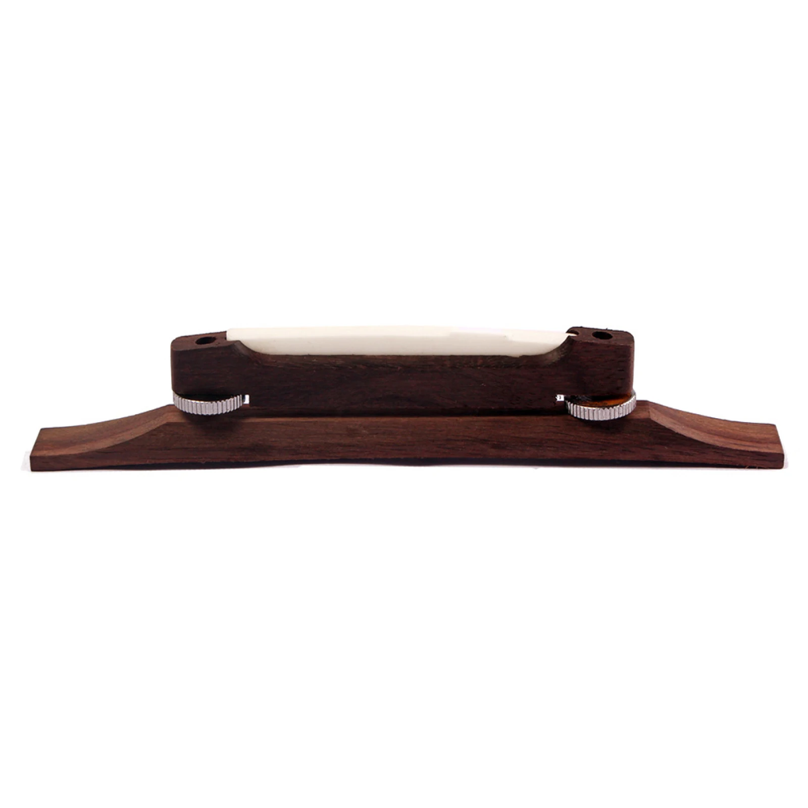 أجزاء أدوات الجاز من خشب الورد لجسر جيتار Archtop مع سرج على شكل عظمة الماشية لأجزاء مندولين جيتار الجاز Archtop Luthier