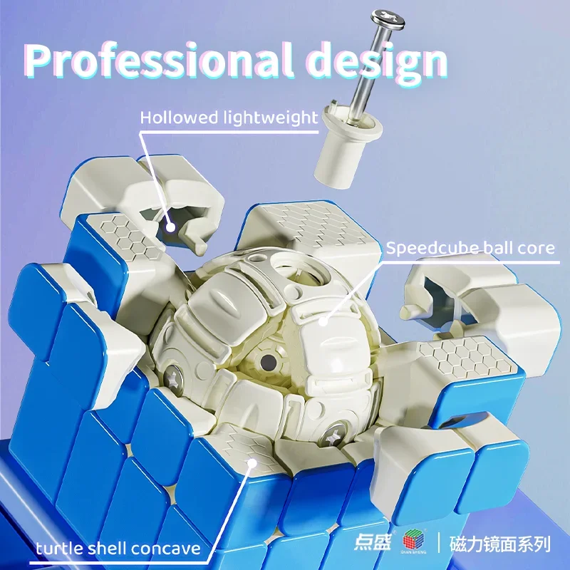 Diansheng 4x4 Specchio Sfera Nucleo Cubo Magico Magico Velocità Cubo Agitarsi Giocattoli DianSheng Specchio 4x4 Cubo Magico Puzzle