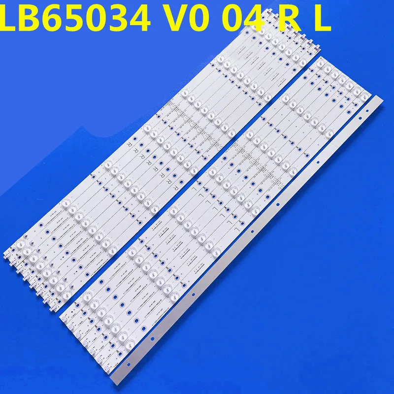 16PCS LED Strip CEJJ-LB650Z-14S1P-M2835-A-3 LB65034 V0 04  For 65 TV  65BDL3000Q/00 65BDL3000Q00 LE65U7876 LE65U7970  LE65PO5S8