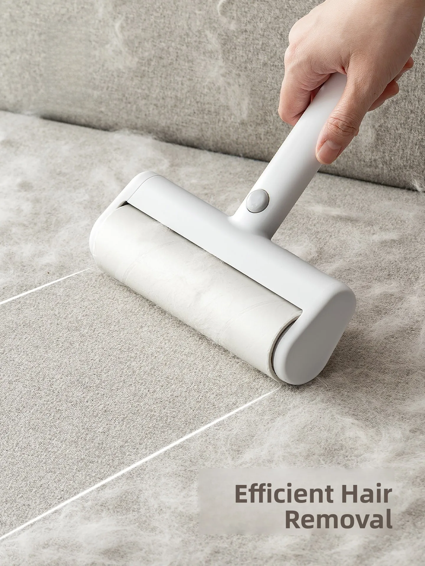 

Strong Sticky Hair Remover Roller Owner Essential Bed Dust Cleaning Tool Replaceable Paper Core for Hair And Clothes